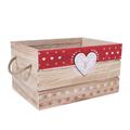 CASSETTA ABETE CUORE CERVO NATALE 42X31H21 S3 MADE  IN CHINA