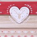 CASSETTA ABETE CUORE CERVO NATALE 42X31H21 S3 MADE  IN CHINA