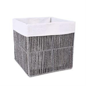 CESTO CARTA GRIGIA CUBO PIEGHEVOLE FODER. 30X30X30 MADE IN CHINA
