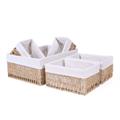 CESTO CARTA GRIGIA FODER.40X30H16+25X17H13+21X13H11 S5 MADE CINA