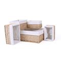 CESTO CARTA GRIGIA FODER.40X30H16+25X17H13+21X13H11 S5 MADE CINA