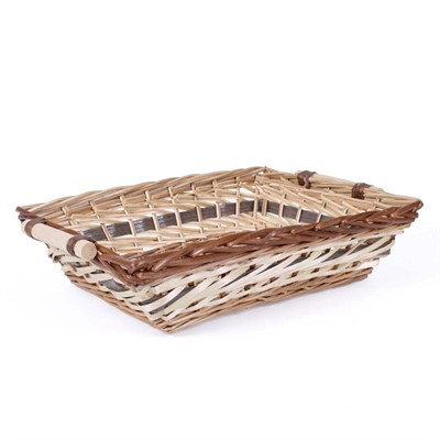 CESTO VIMINI/PIOPPO RETT. NAT/MARR.49/45X34X12 MADE IN CHINA