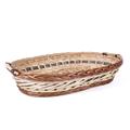 CESTO VIMINI/PIOPPO OVALE NAT/MARR.72/68X44X13 MADE IN CHINA