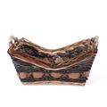 CESTO VIMINI ECORATTAN RETT.NAT/MAR.43/39X28X11/15 MADE IN CHINA