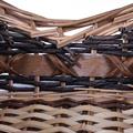 CESTO VIMINI ECORATTAN RETT.NAT/MAR.43/39X28X11/15 MADE IN CHINA