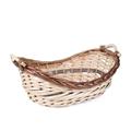 CESTO VIMINI/PIOPPO OVALE NAT/MARR.49/45X32X12/19 MADE IN CHINA