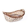 CESTO VIMINI/PIOPPO OVALE NAT/MARR.40/36X26X11/16 MADE IN CHINA