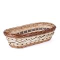 CESTO VIMINI/PIOPPO OVALE NAT/MARR.49/ 45X25X11 MADE IN CHINA