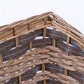 CESTO VIMINI ECORATTAN RETT. NAT/MARR.35X27X9/18 MADE IN CHINA