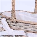 CESTO VIMINI RETT.FIOCCO FOD+MANICO 26X26H15/36 S2 MADE IN CHINA
