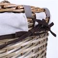 PORTABIANCHERIA VIMINI OVALE FOD. 45X35H53 S2 MADE IN CHINA