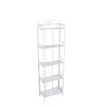 ETAGERE METALLO BIANCO ANTICATO 5P. 47X23H160 MADE IN CHINA