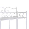 ETAGERE METALLO BIANCO ANTICATO 5P. 47X23H160 MADE IN CHINA