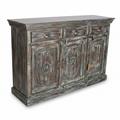 CREDENZA TEAK ANTICATA 3A 3C 140X40H90 MADE IN INDIA