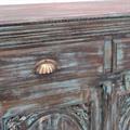 CREDENZA TEAK ANTICATA 3A 3C 140X40H90 MADE IN INDIA