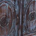 CREDENZA TEAK ANTICATA 3A 3C 160X40H90 MADE IN INDIA