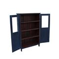 CREDENZA TEAK BLU 2A 70X23H105 MADE IN INDIA
