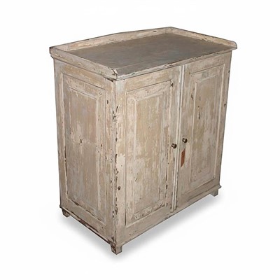 CRENDENZA TEAK SBIANCATA 2A 88X50H92 MADE IN INDIA