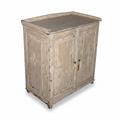 CRENDENZA TEAK SBIANCATA 2A 88X50H92 MADE IN INDIA