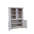 CRENDENZA TEAK SBIANCATA 2A 106X52H153 MADE IN INDIA