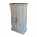 ARMADIO TEAK BIANCO 2A 80X44H150 MADE IN INDIA