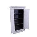 ARMADIO TEAK BIANCO 2A 80X44H150 MADE IN INDIA