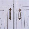 ARMADIO TEAK BIANCO 2A 80X44H150 MADE IN INDIA