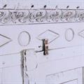 ARMADIO TEAK BIANCO 2A 80X44H150 MADE IN INDIA