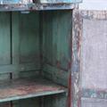 CREDENZA TEAK AZURRA ANTICATA 2A 2C 60X38H135 MADE IN INDIA