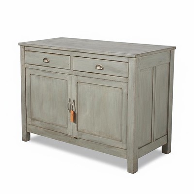 CREDENZA TEAK GRIGIA 2A 2C 123X56H91 MADE IN INDIA