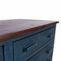 CREDENZA TEAK BLUE 2A 6C 153X57H87 MADE IN INDIA