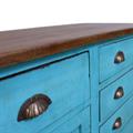 CREDENZA TEACK TURCHESE 2A 6C  153X57H87 MADE IN INDIA