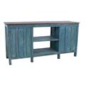 CREDENZA TEAK GRIGIA 2A 4C 183X54H91 MADE IN INDIA