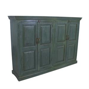 CREDENZA TEAK VERDE 4A 178X44H126 MADE IN INDIA