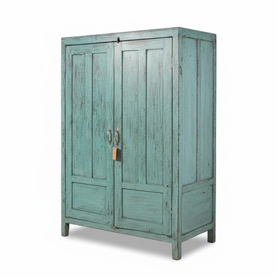 ARMADIO TEAK VERDE  2A 105X50H157 MADE IN INDIA