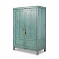 ARMADIO TEAK VERDE  2A 105X50H157 MADE IN INDIA