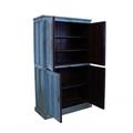 ARMADIO TEAK GRIGIO ANTICATO 2A 105X47H180 MADE IN INDIA