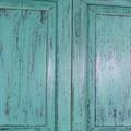 ARMADIO TEAK VERDE ANTICATO 2A 120X50H179 MADE IN INDIA