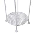 PORTAROTOLI METALLO BIANCO ANTICATO 20H70 MADE IN CHINA