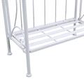 PORTASCIUGAMANI MET.BIANCO ANTIC. C/RIPIANO 41X21H105 MADE CHINA