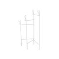 PORTASCIUGAMANI METALLO BIANCO ANTICATO 3 BR.40H105 MADE CHINA