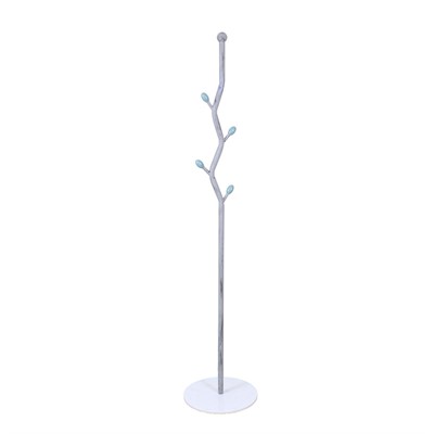 ATTACCAPANNI METALLO GRIGIO STILIZZATO 32X32H170 MADE IN CHINA