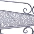 SCALETTA PORTAPIANTE METALLO GRIGIO ANTIC.53X31H65 MADE CHINA