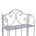 ETAGERE METALLO GRIGIO ANTICATO 3P. 60X30H122 MADE IN CHINA