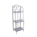 ETAGERE METALLO GRIGIO ANTICATO 3P. 40X30H122 MADE IN CHINA
