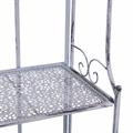 ETAGERE METALLO GRIGIO ANTICATO 4P. 60X30H161 MADE IN CHINA