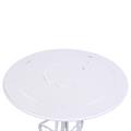 Tavolo Metallo Bianco Anticato Alessia Diam. cm 61H76 