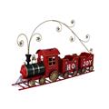 TRENO DECORATIVO METALLO ROSSO 93X17H59 MADE IN CHINA