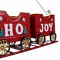 TRENO DECORATIVO METALLO ROSSO 93X17H59 MADE IN CHINA