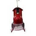 TRENO DECORATIVO METALLO ROSSO 93X17H59 MADE IN CHINA